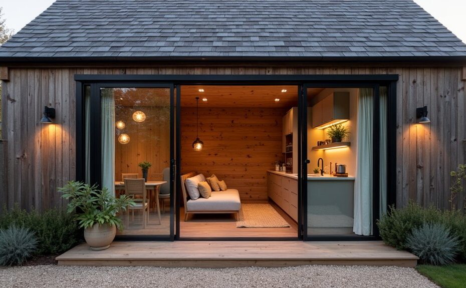 barn annex conversion project