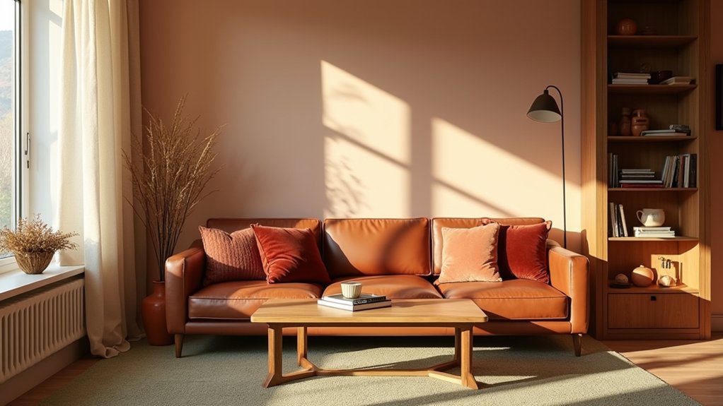 choosing warm living room undertones