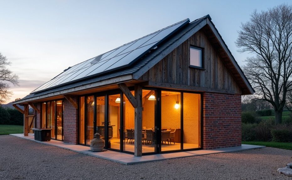 converting cattle shed into home