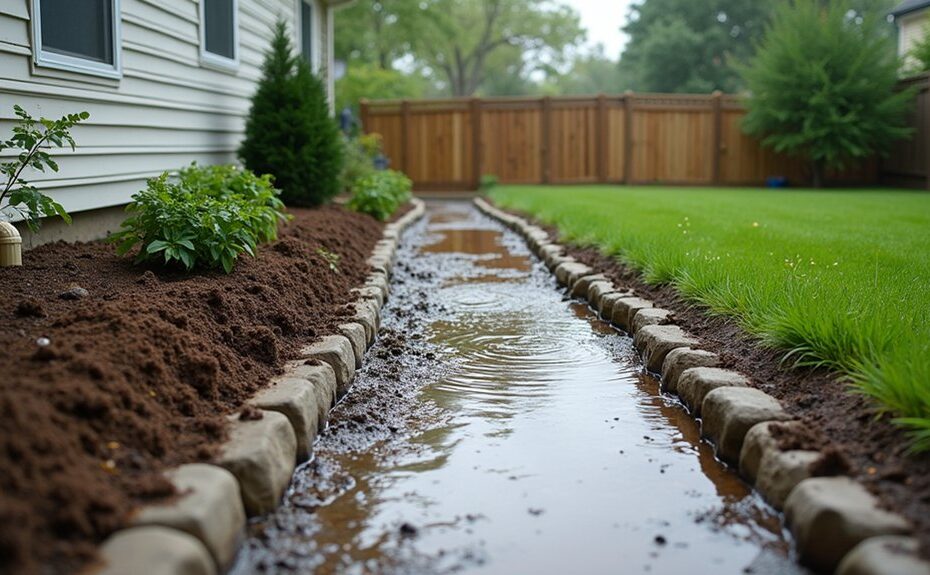 enhance garden drainage system