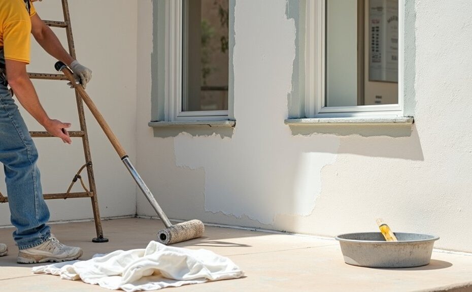 exterior wall preparation