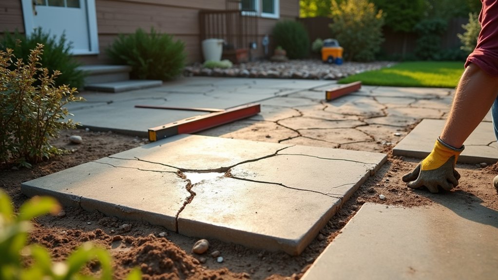identify causes of slab sinking