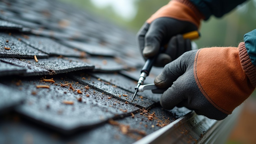inspect and repair roofing components