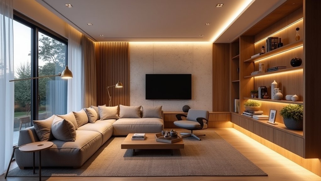 layered lighting for ambiance