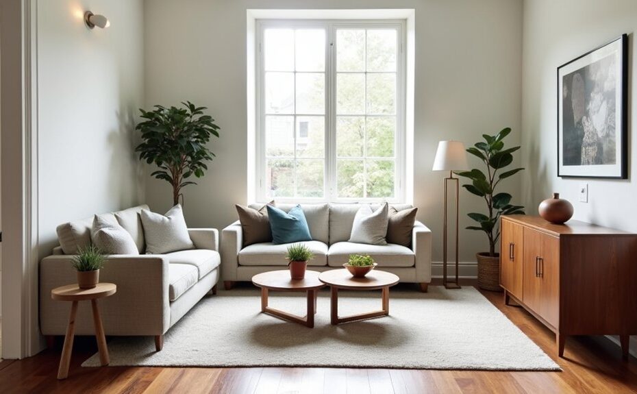 optimize small lounge layout