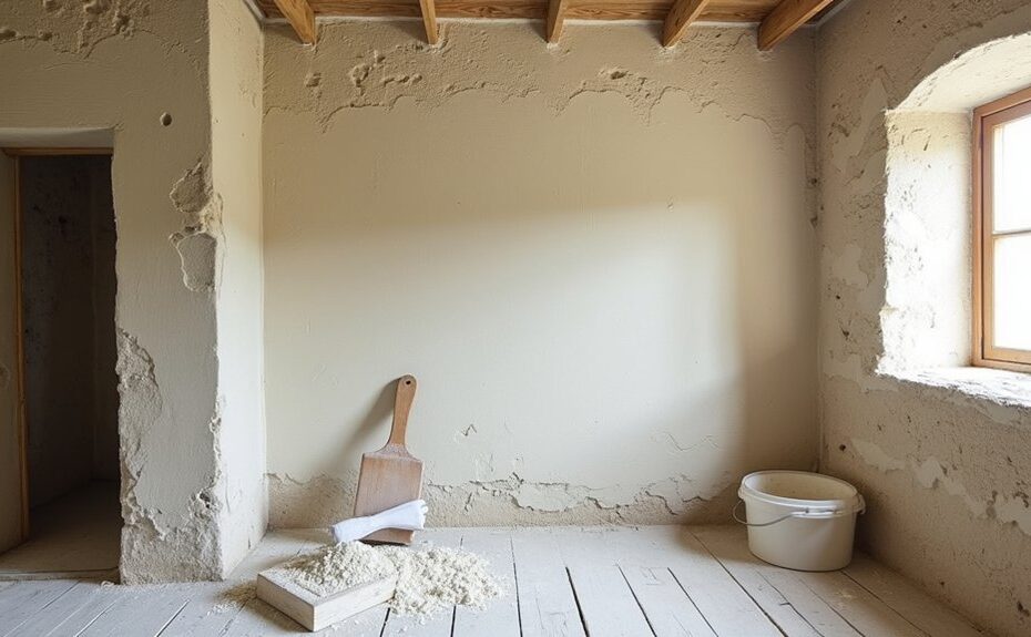 restoring historic lime plaster