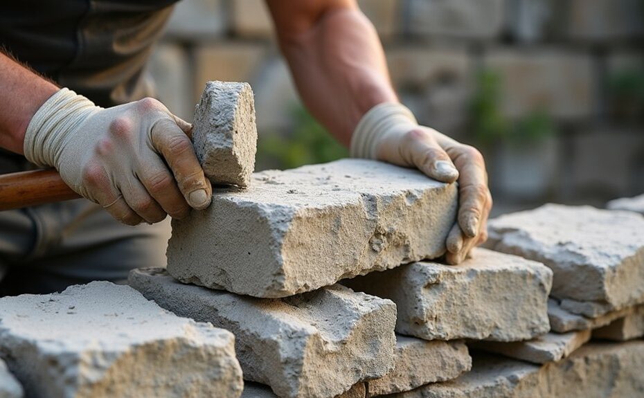 restoring traditional stone walls