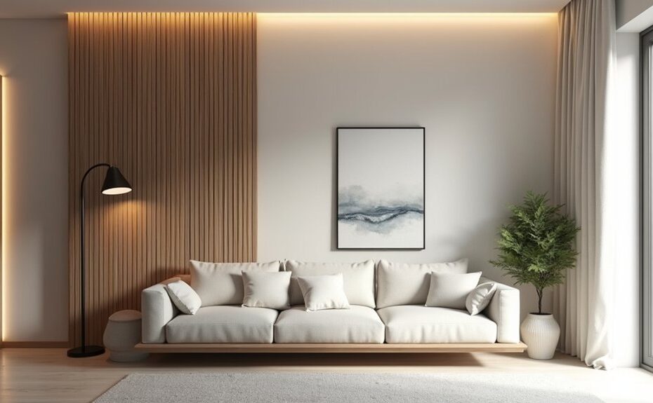 subtle accent wall design