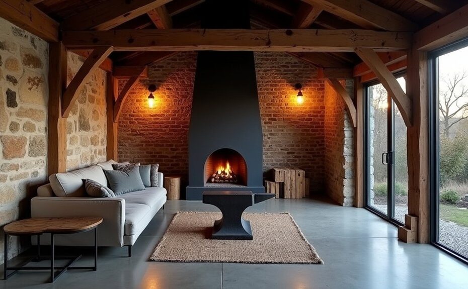 transforming historic blacksmith shop