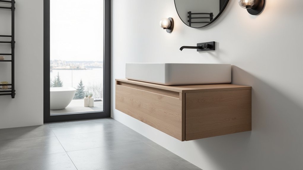 wall mounted vanity installation guidelines