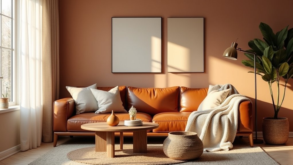 warm lighting and layered textures